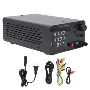 Bench Power Supply 0‑10A High Accuracy Smart Control 0‑30V  Power Supply Switch with Memory Function for Encoder Adjustment