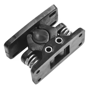 Door Catch Clip Black RV Door Clamp Black Plastic Easy To Use Secure Hold Spring Loaded Design Stainless Steel