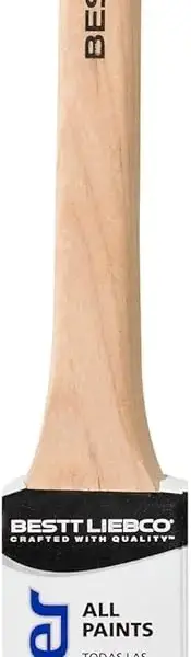1" Thin Angle Sash Brush, Polyester/Nylon Filament, Stainless Steel Ferrule, Great Control for All Paints