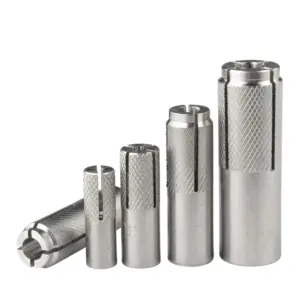 M6-M16 Stainless Steel Drop-In Anchor / Internal Expansion Wedge Nut for Concrete - Flush Mount Bolt Anchor