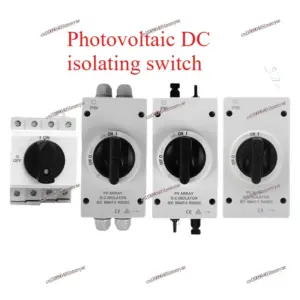1000V 20A DC PV Isolator Switch Waterproof Housing Solar Isolation Control Switch