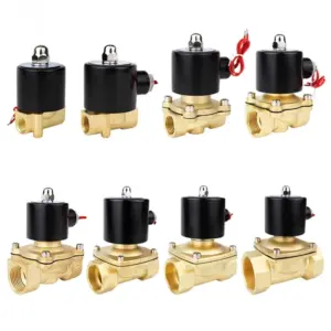 Electric Solenoid Valve 1/4" 3/8" 1/2" 3/4" 1" DN8/10/15/20/25/50 Normally Closed Pneumatic for Water Oil Air 12V 24V 220V 110V