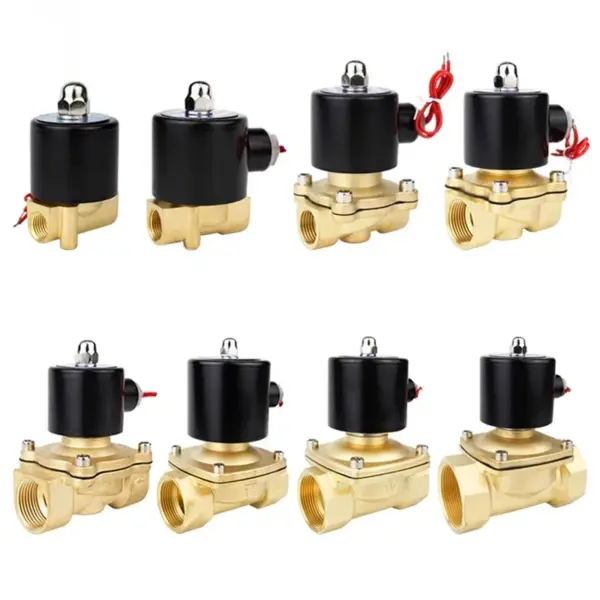 Electric Solenoid Valve 1/4" 3/8" 1/2" 3/4" 1" DN8/10/15/20/25/50 Normally Closed Pneumatic for Water Oil Air 12V 24V 220V 110V