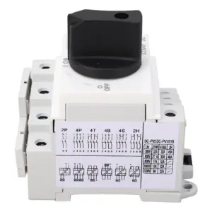 PV Photovoltaic Isolator Switch Photovoltaic DC Isolator Solar Switch 4 Poles PV Disconnect Miniature Circuit Breaker 32A 1000V