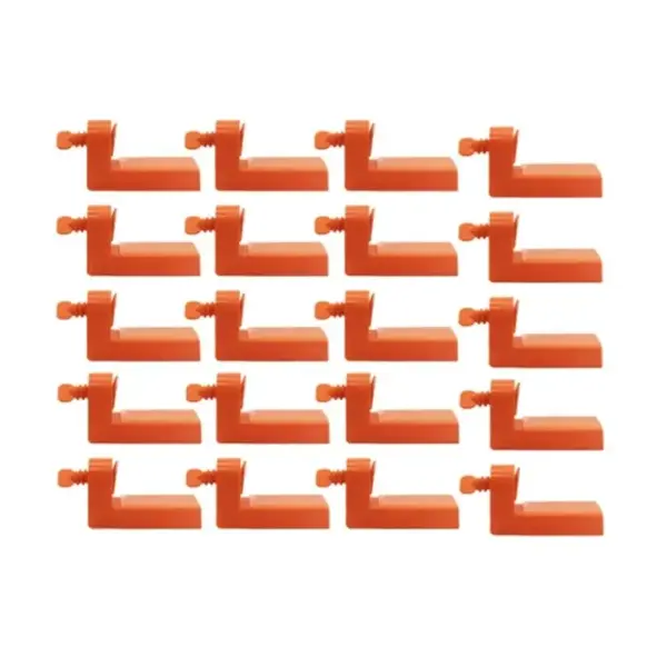 A24F-20Pcs Male Angle Tile Leveling System Clips Spacers With Tape For Floor Wall  Fixing Laying Construction Tools