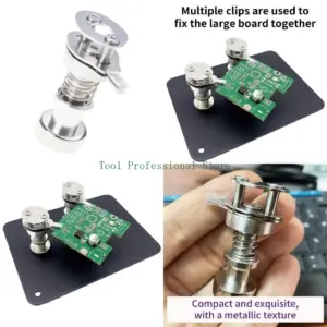57QF Magnetic Small PCB Clip Fixing Motherboard Components Precision Spring Clamp for Electronic Production Repair Enduring