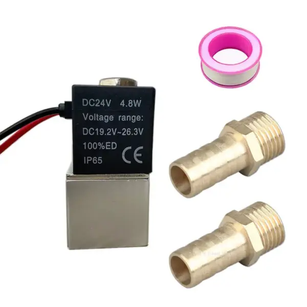 Compressor 1/4" Normally Closed 12V 24V 110V 220V Aluminum Voltage Direct-acting Pneumatic Solenoid Valves For Water Air Gas 4mm