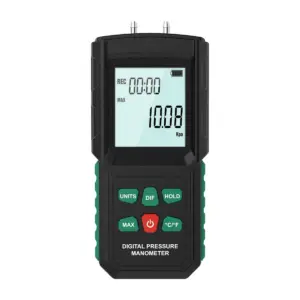 Dual Digital Differential Air Pressure Gauge Manometer Supplier for Car Gas Pressure