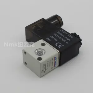Pneumatic Air Solenoid Valve 2 Position 3 Port Way 1/8 BSP Female Thread NC Normally Closed Electric Magnetic Valve 12V 24V 220V