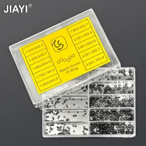 500Pcs Watch O-Ring Set Waterproof Mini Rubber Sealing Washers for Watch Crown Repair & Watchmaker Professional Tools