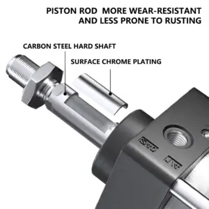 ABILKEEN SC63X600 Standard Pneumatic Cylinder 63mm Bore Size X 600 MM Stroke Double Acting Air Standard Cylinder