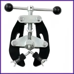 1-2.5 Inch Pipe Clamp, High Strength Steel Welding Clamp, Portable Alignment Tool with Quick Screws for Pipe Fitting