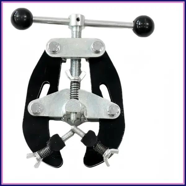 1-2.5 Inch Pipe Clamp, High Strength Steel Welding Clamp, Portable Alignment Tool with Quick Screws for Pipe Fitting
