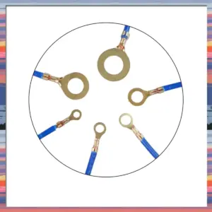 AFBC 540PCS Ring Terminal M3-M10 Ring Lug Ring Connection Wire Assortment Kit Electronic Accessories