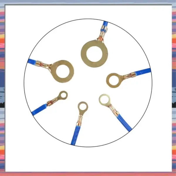 AFBC 540PCS Ring Terminal M3-M10 Ring Lug Ring Connection Wire Assortment Kit Electronic Accessories
