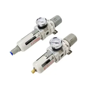 AW3000-03 Manual Air Oil-Water Separator Filter Copper G3/8'' Air Pressure Regulator Controller Pneumatic Compressor Filter