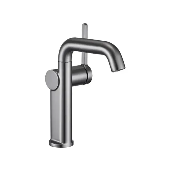 Plumbing hardware wash basin gun gray faucet bathroom side switch rotating table basin hot and cold faucet