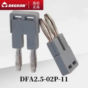 10Pcs DEGSON DFA2.5-02P-11-00ZH DFA2.5-03P-11 Screw Type DIN RAIL TERMINAL BLOCKS PHOENIX CONTACT FEED-THROUGH Lead 7439-92-1