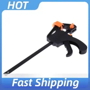 4 Inch F Type Woodworking Clamp Heavy Duty Woodworking Clip Ratchet Release Portable Practical Convenient  Carpenter Tool
