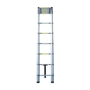 High Quality Round Tube Aluminum Single Telescopic Ladder  Practical Ladder