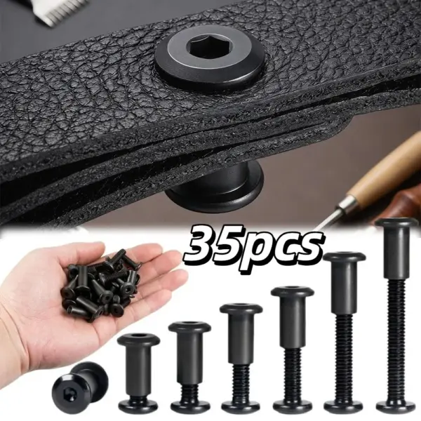 M6 Size Hex Socket Head Cap Screws Corrosion Resistant Carbon Steel Internal Hex Bolts Assortment Kit Inner Hexagon Bolts