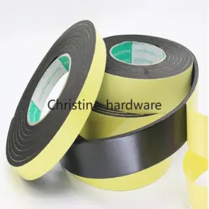 5m*10mm*2mm/3mm Single Sided Adhesive Waterproof Weather Stripping Foam Sponge Rubber Strip Tape 10M *1mm Window Door Seal Strip