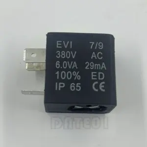 EVI 7/9 5.5VA/4.8W Pneumatic Solenoid Valve Coil Solenoid Valve Control Valve Fittings 220V/24V