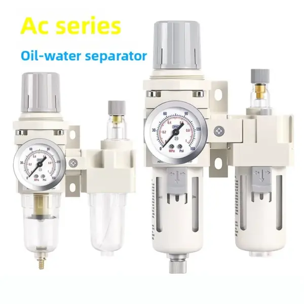 AC2010-02 AC3010-03 AC4010-04 Pneumatic Pressure Regulator Oil Water Separator Manual Drainage Compressor Air Filter Moisture