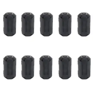 【Nice】1Set Clip-on Ferrite Ring Core Bead Choke RFI EMI Filter Noise Suppressor Cable Clip For USB Audio Video Cable Power Cord