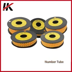1Roll number tube EC-0.1 EC-0 EC-1 EC-2 EC-3 EC-5 Square Number Tube Cable Marker Colorful Mark Wire M Number 0 to 9