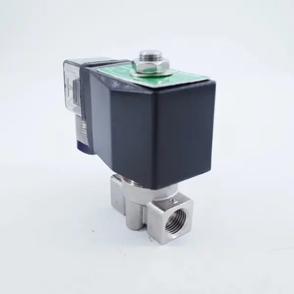 304 Stainless Steel 150Bar High-Pressure 2-Way Water Solenoid Valve – GSPG-06 1/4" BSP, 220V/24V, 6mm Orifice, NC,