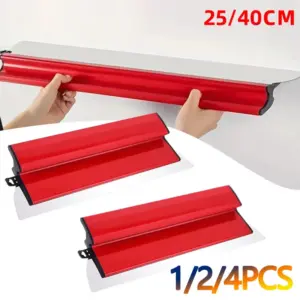 1-4PCS 25cm/40cm Stainless Steel Scraper for Wall Plastering Leveling Tool Putty Knife Wall Finishing Trowel Home Accessories