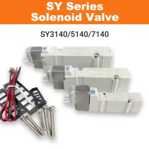 SY Series Solenoid Valve 5/2 Way Single Pneumatic Air Valve SY3140-5LZD SY5140-5LZD SY7140-5LZD