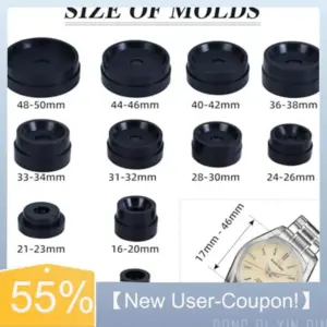 A81M New- Watch Pressing Tool Set Used To Close The Watch Back Cover, Replace The Watch Battery, Suitable For Watch Repair Kit