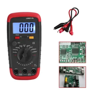 Capacitance Measurement Tool Power Tool Accessory Digital LCR Meter Sampling 2-3 Times sec 6F22 9V Battery not Included