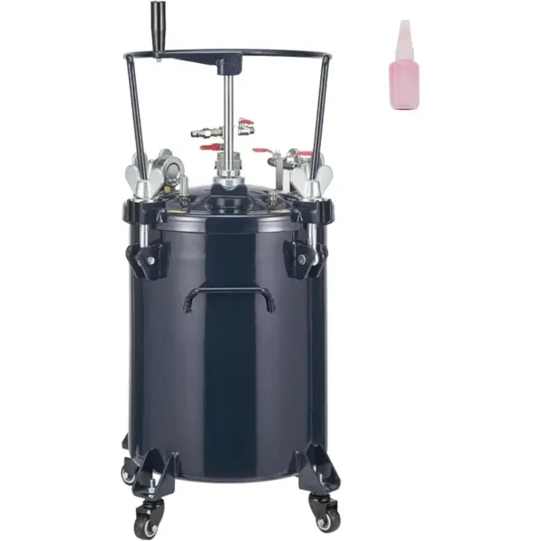 Spray Paint Pressure Pot Tank 30L/8gal Air Paint Pressure Pot with Manual Mixing Agitator for Industrial and Home Decor Applica