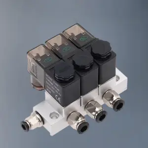 Pneumatic Two-position Two-way Solenoid Control Valve 2V025-08 12V 24V 220V Multi-way Solenoid Valve Group Normally Closed Valve