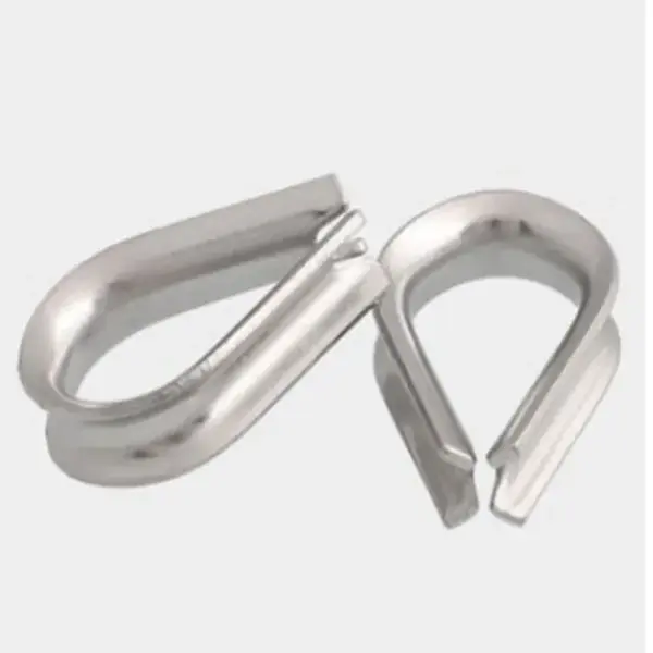 5pcs-10pcs M1.5 M2 M3 to M10 304 Stainless Steel Cable Wire Rope Protective Sleeve Thimbles Rigging Chicken Heart Ring Fixing