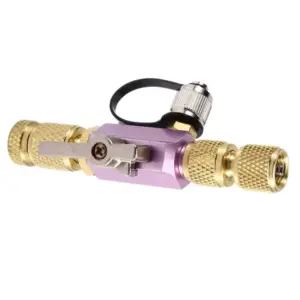 ABXF-HVAC Valve Core Removal Tool,1/4"& 5/16" Dual Valve Mega-Flow Vacuum-Rated Valve Core Removal Tool