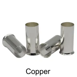 EN1006 EN1008 EN1010 EN1012 1mm2 #18AWG Wire Naked Sleeve Tubular Connector Cord End Ferrule Cable Lug Copper Crimp Terminal