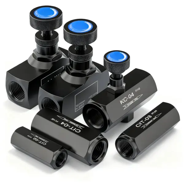 KC hydraulic one-way throttle valve flow control valve speed regulating valve 02/03/04 liquid regulating shut-off valve