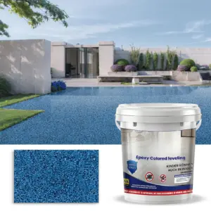 Quick Drying High-Gloss Self-Leveling Coating Epoxy Sand Floor Paint Epoxy Colored Sand Floor Paint for Dorm Apartment Indoor