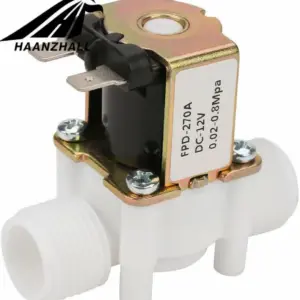 1/2 Solenoid Valve 12V 24V 220V G1/2" NC Plastic Electrical Inlet Solenoid Water Valve for Water Dispense Water Valve N/C Soleno