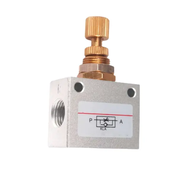 1/8" 1/4" 3/8" 1/2" 3/4" 1" BSP Speed Control One-Way Throttle Valve Pneumatic Flow Control Valve KLA-06 KLA-08 KLA-15 KLA-25
