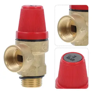 Copper Safety 120g DN15 Manual Release for Water Heater Boiler Pressure Reducer Air Compressor Pressure Relief Valve Angled