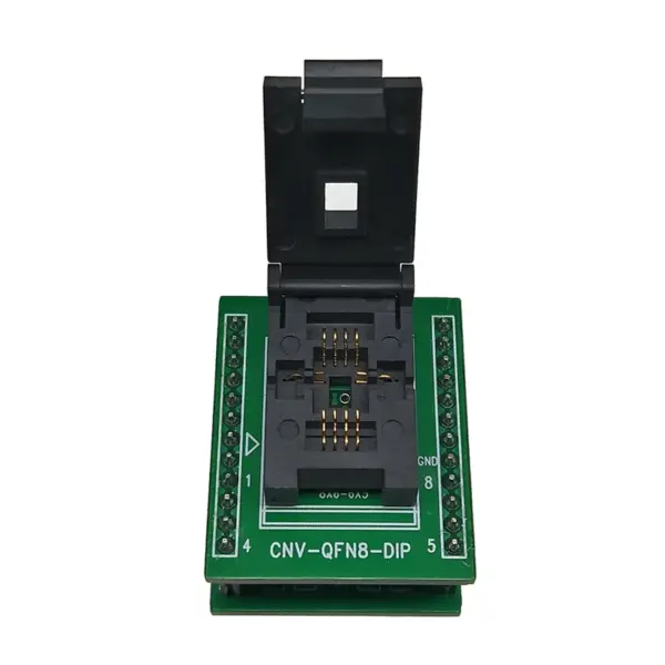 A76K QFN8 DFN8 WSON8 Programming Socket Pin Pitch 1.27Mm IC Body Size 6X8 Mm Clamshell Test Socket ZIF Adapter Kelivn Socket