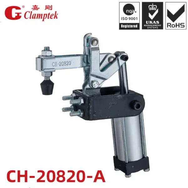 CH-20820-A Pneumatic Power Clamps  Inlet G1/8'' Holding Capacity 100Kg Horizontal Toggle Clamps