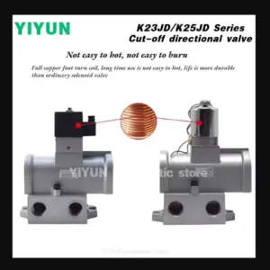 two-position threeway solenoid valve K25JD,K25JD2,K23JD,K23JK-10P,15P,20P,25P,20,25,F32,F40 YIYUN pneumatic K23JD K25JD series