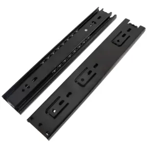 45kg Load Drawer Slide Rail 45mm Full Extension Ball Bearing Three-Section Cabinet Slides Furniture Hardware