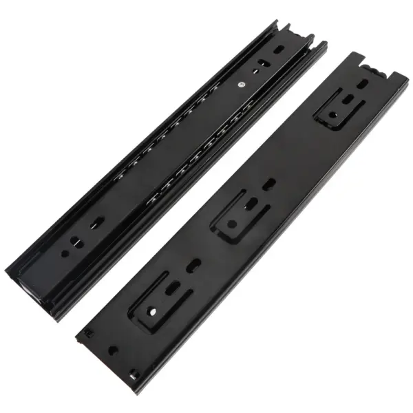 45kg Load Drawer Slide Rail 45mm Full Extension Ball Bearing Three-Section Cabinet Slides Furniture Hardware
